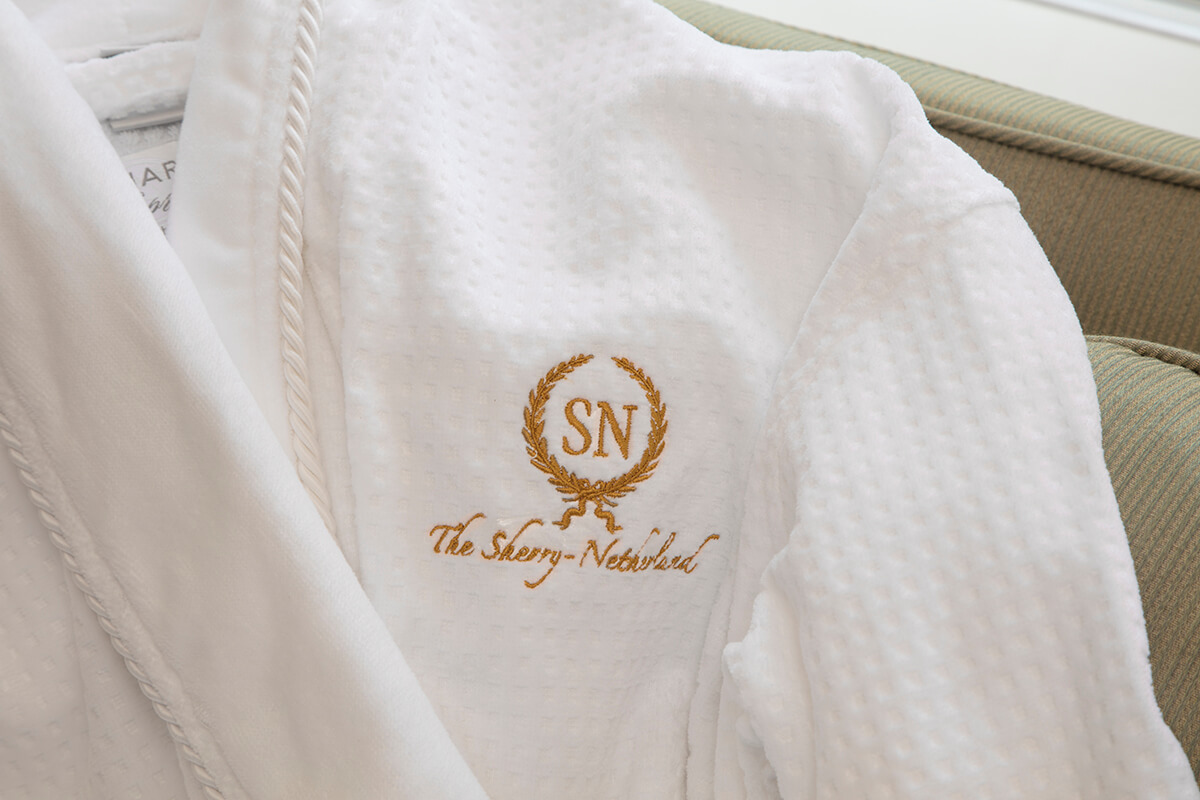 The Sherry Netherland bathrobe